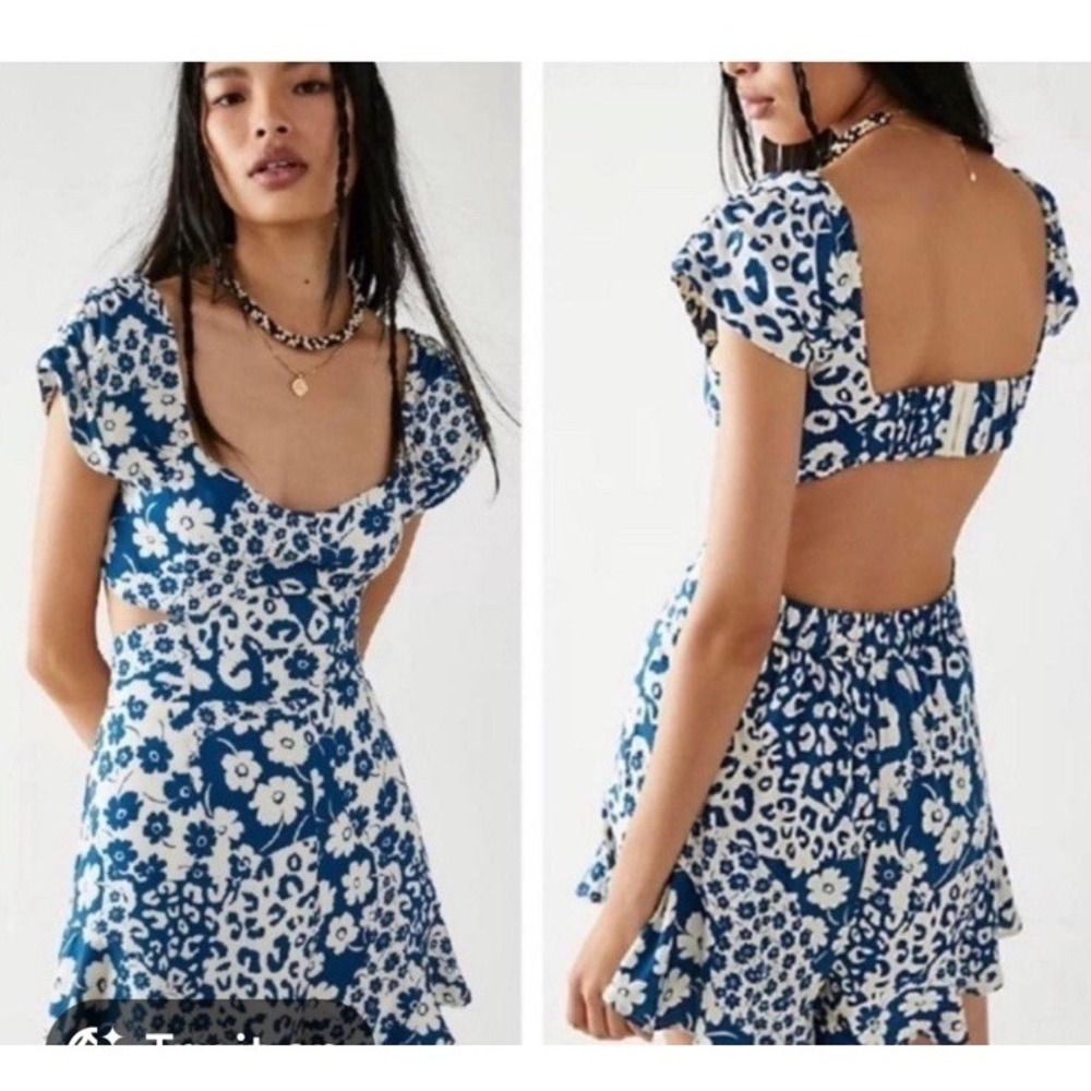 Free People Vallis Floral Romper